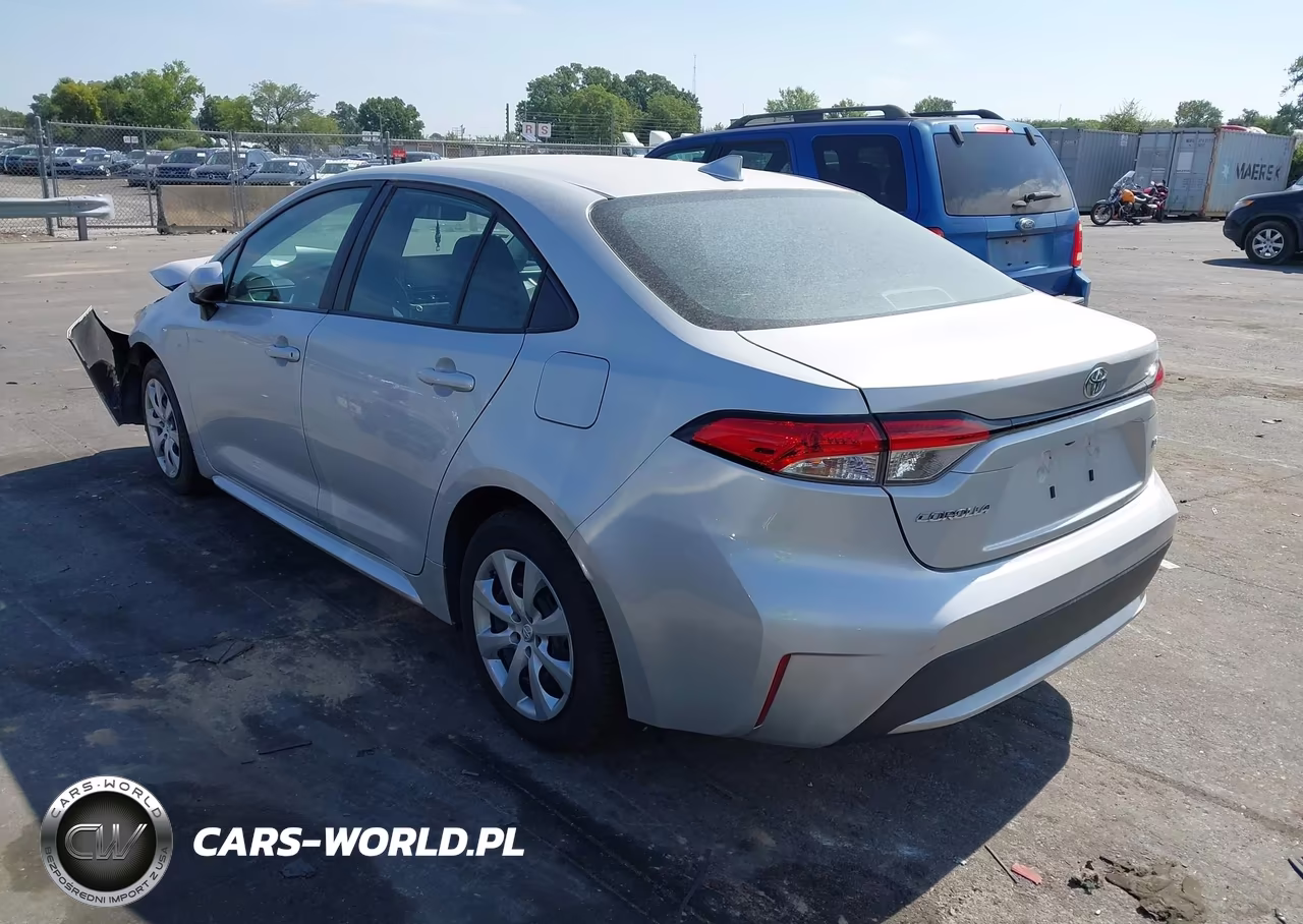 2022 Toyota Corolla Le VIN:5YFEPMAE3NP276592 - 3