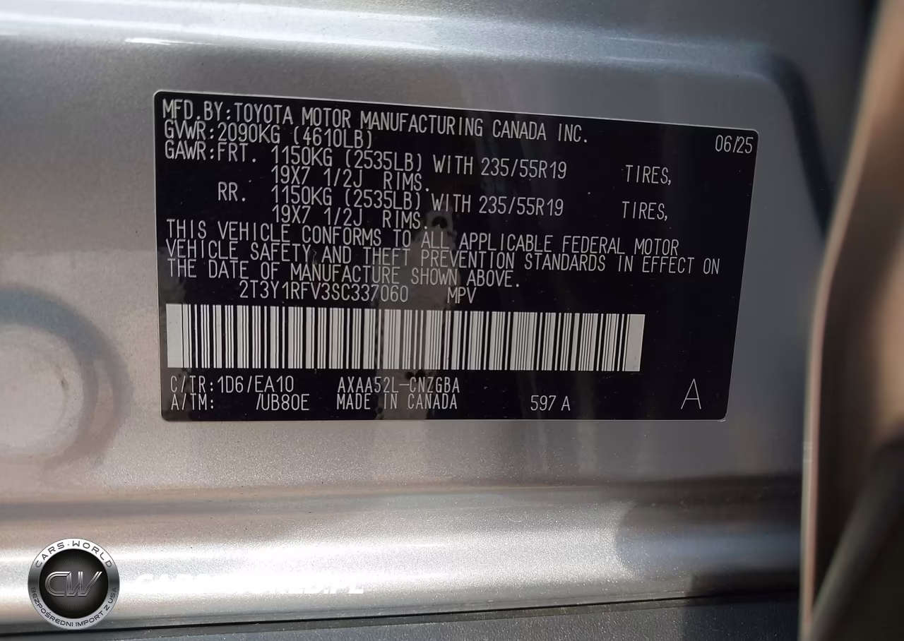 2025 Toyota Rav4 Limited VIN:2T3Y1RFV3SC337060 - 9