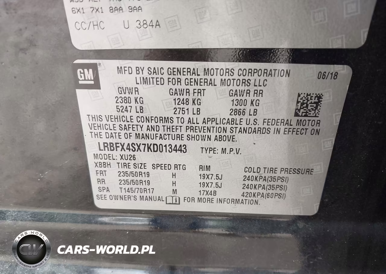 2019 Buick Envision Awd Premium Ii VIN:LRBFX4SX7KD013443 - 9