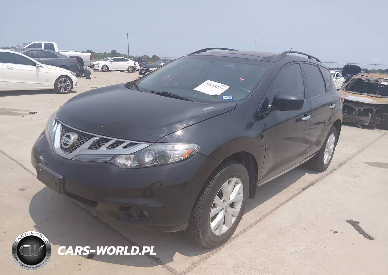 2011 Nissan Murano Sv VIN:JN8AZ1MW8BW154331 - 2