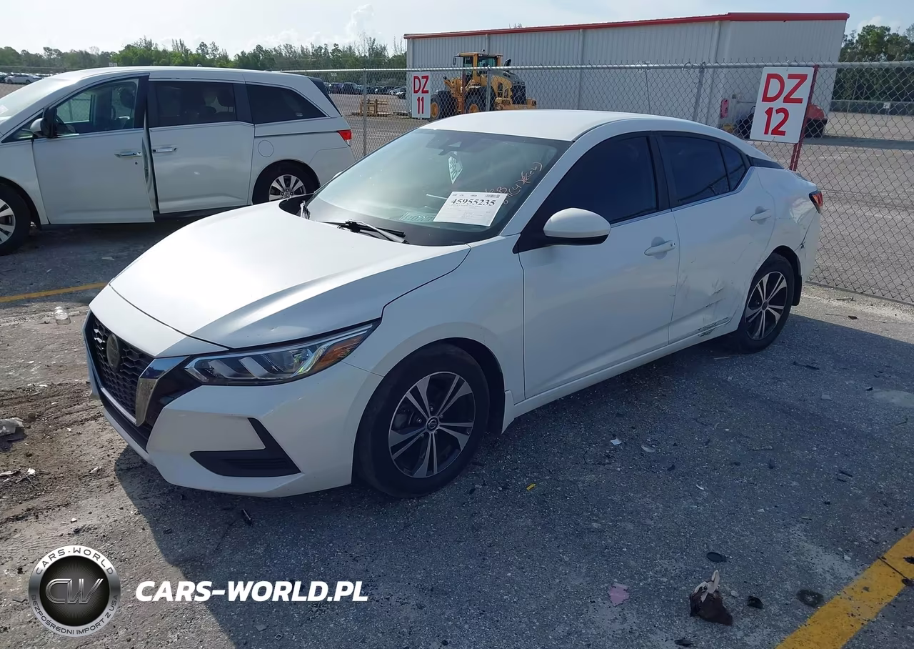 2021 Nissan Sentra Sv Xtronic Cvt VIN:3N1AB8CV3MY228156 - 2