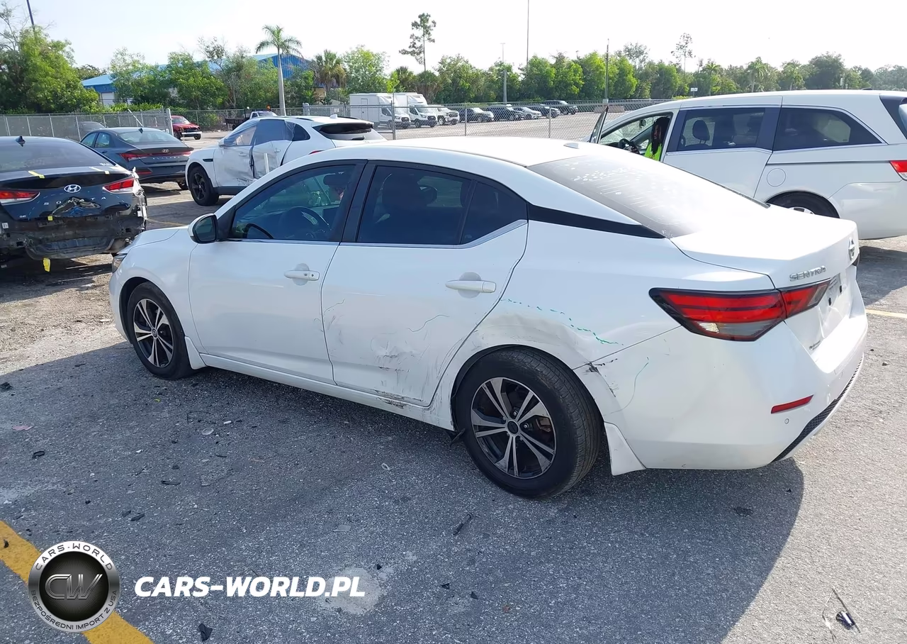 2021 Nissan Sentra Sv Xtronic Cvt VIN:3N1AB8CV3MY228156 - 3