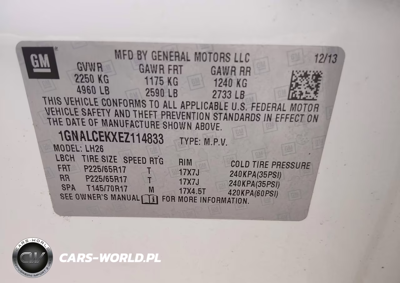2014 Chevrolet Equinox Lt VIN:1GNALCEKXEZ114833 - 9