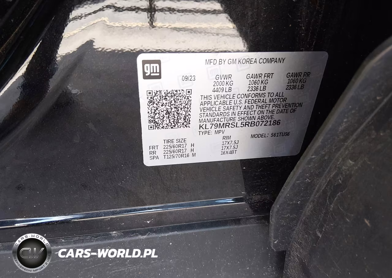 2024 Chevrolet Trailblazer Awd Lt VIN:KL79MRSL5RB072186 - 9