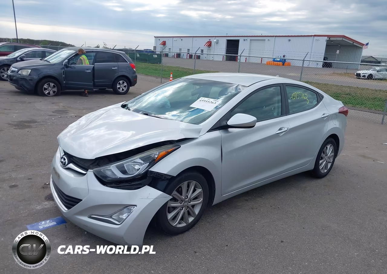 2015 Hyundai Elantra Se VIN:5NPDH4AEXFH555271 - 2