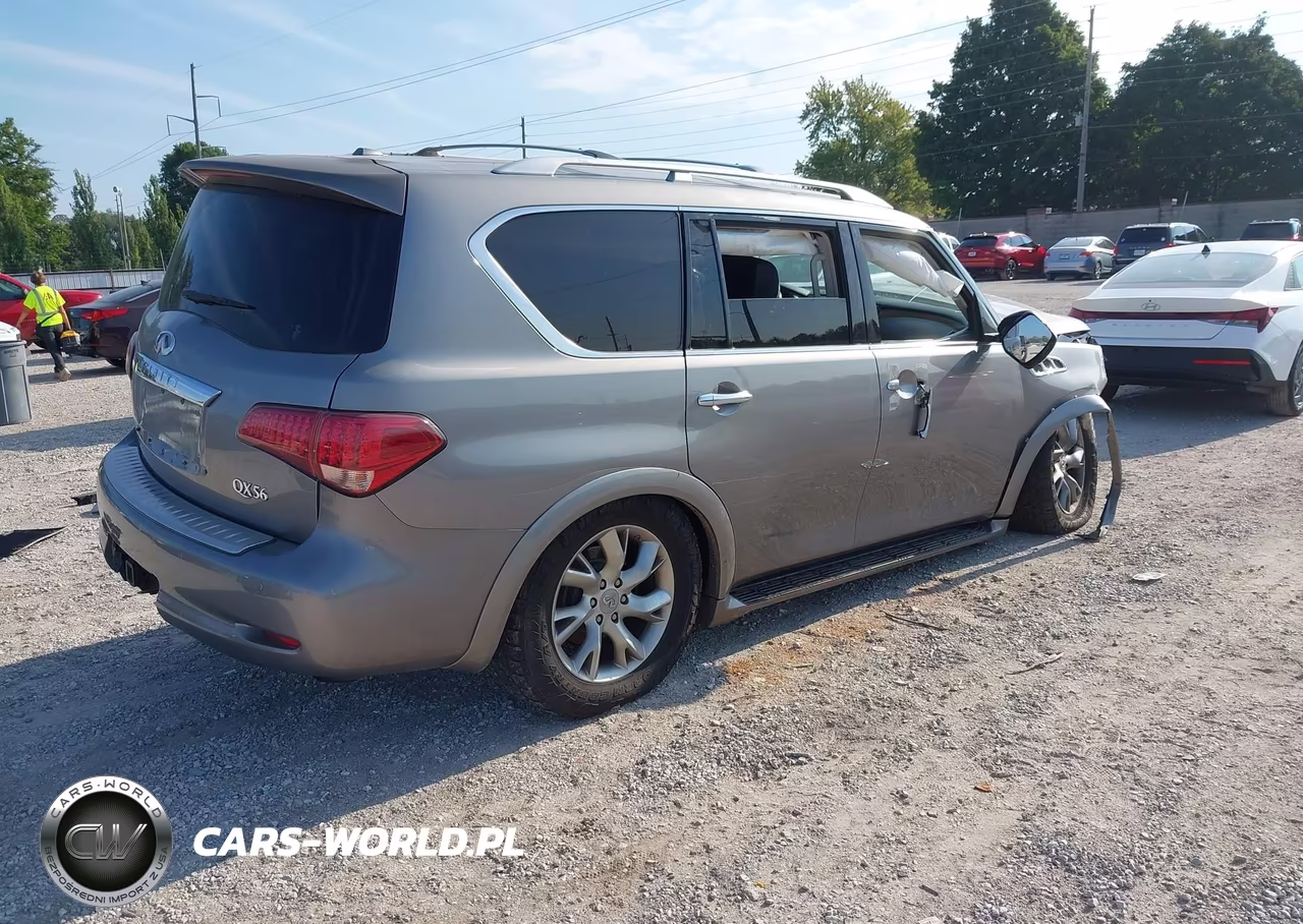 2012 Infiniti Qx56 VIN:JN8AZ2NE2C9021317 - 4