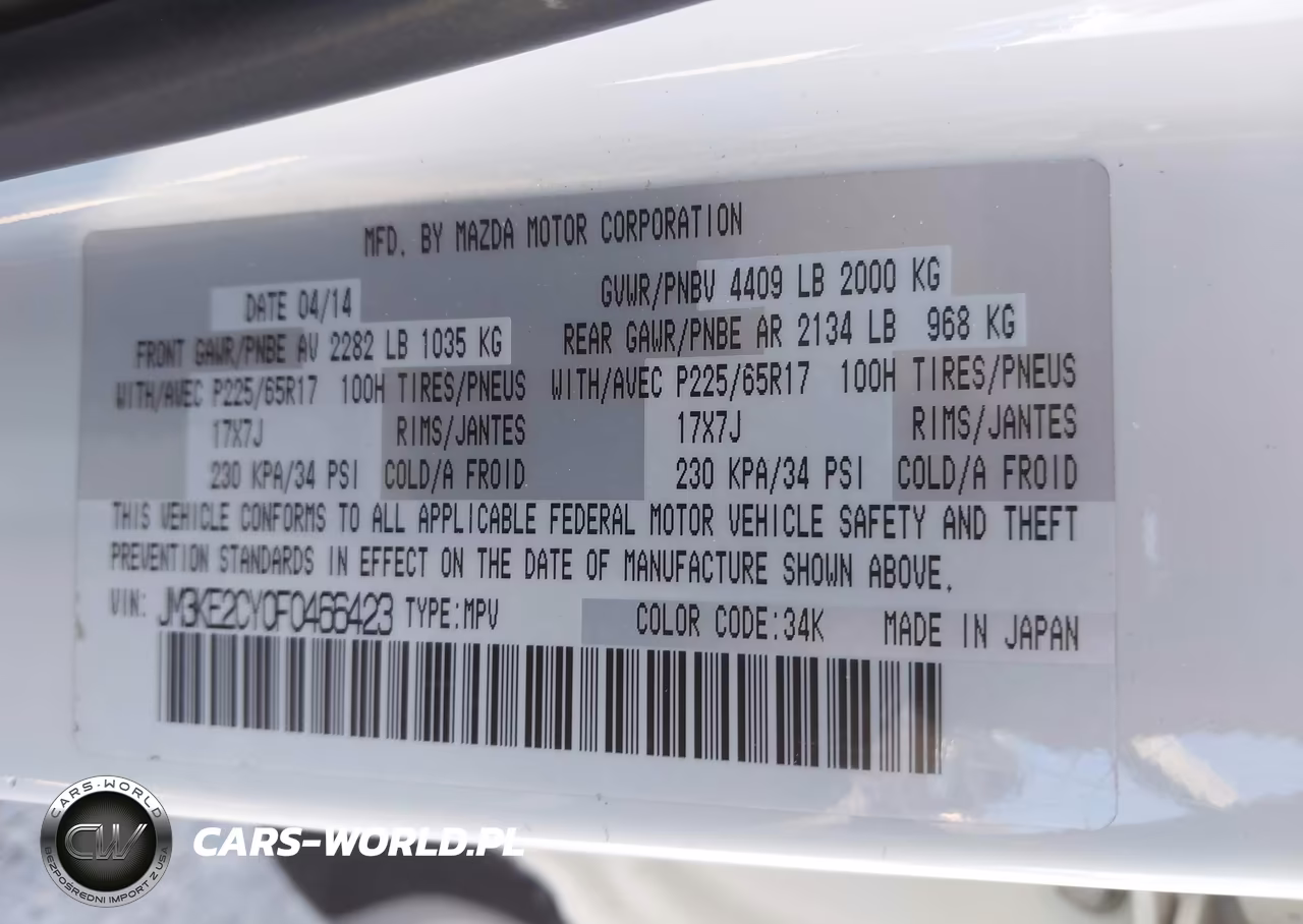 2015 Mazda Cx-5 Touring VIN:JM3KE2CY0F0466423 - 9