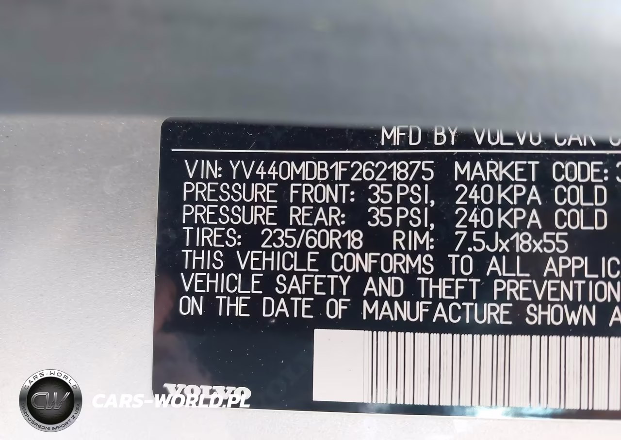 2015 Volvo Xc60 T5 Premier VIN:YV440MDB1F2621875 - 9
