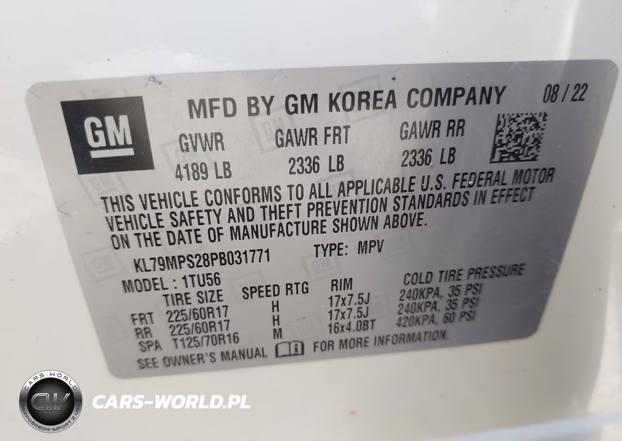 2023 Chevrolet Trailblazer Fwd Lt VIN:KL79MPS28PB031771 - 9