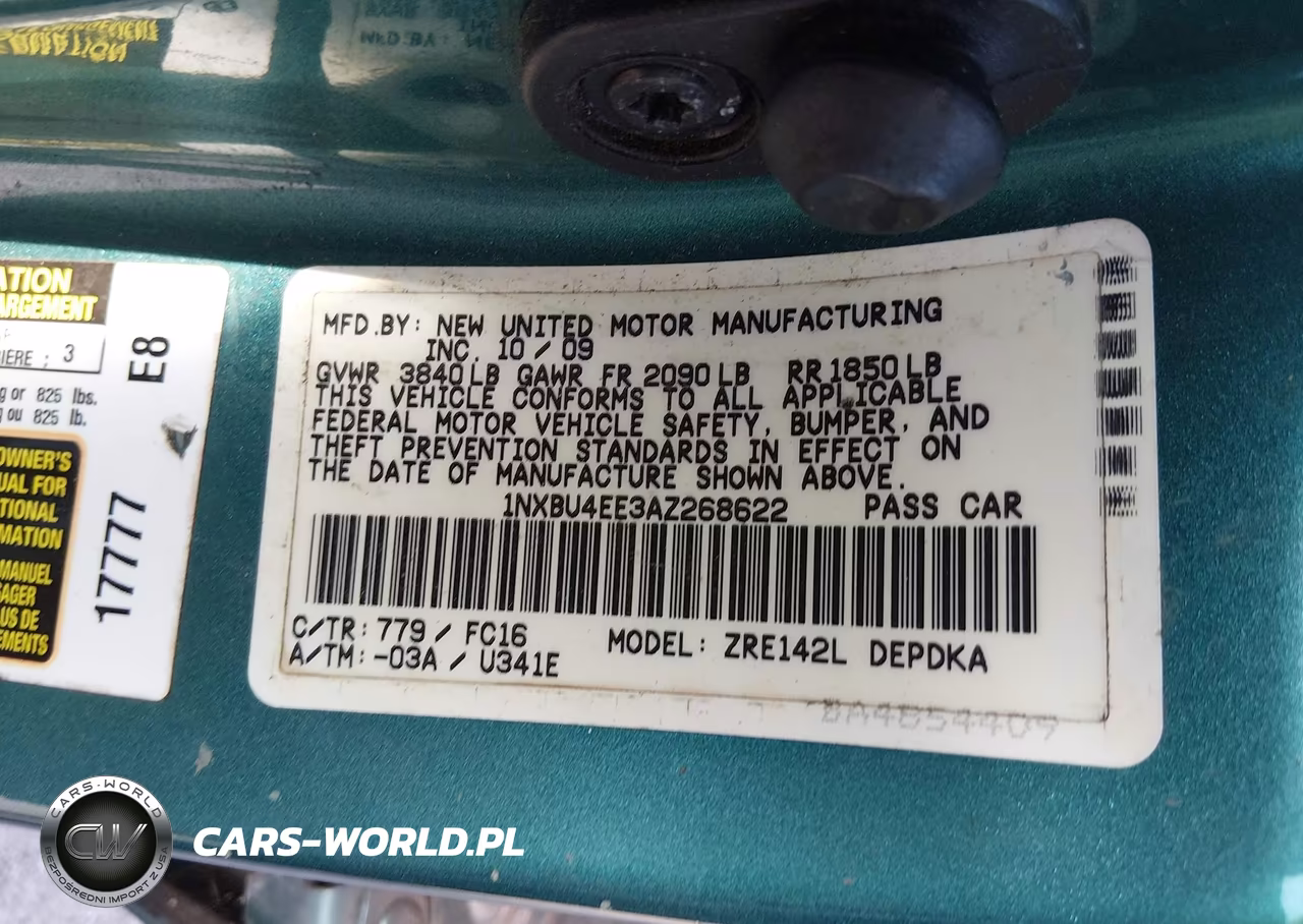 2010 Toyota Corolla Le VIN:1NXBU4EE3AZ268622 - 9
