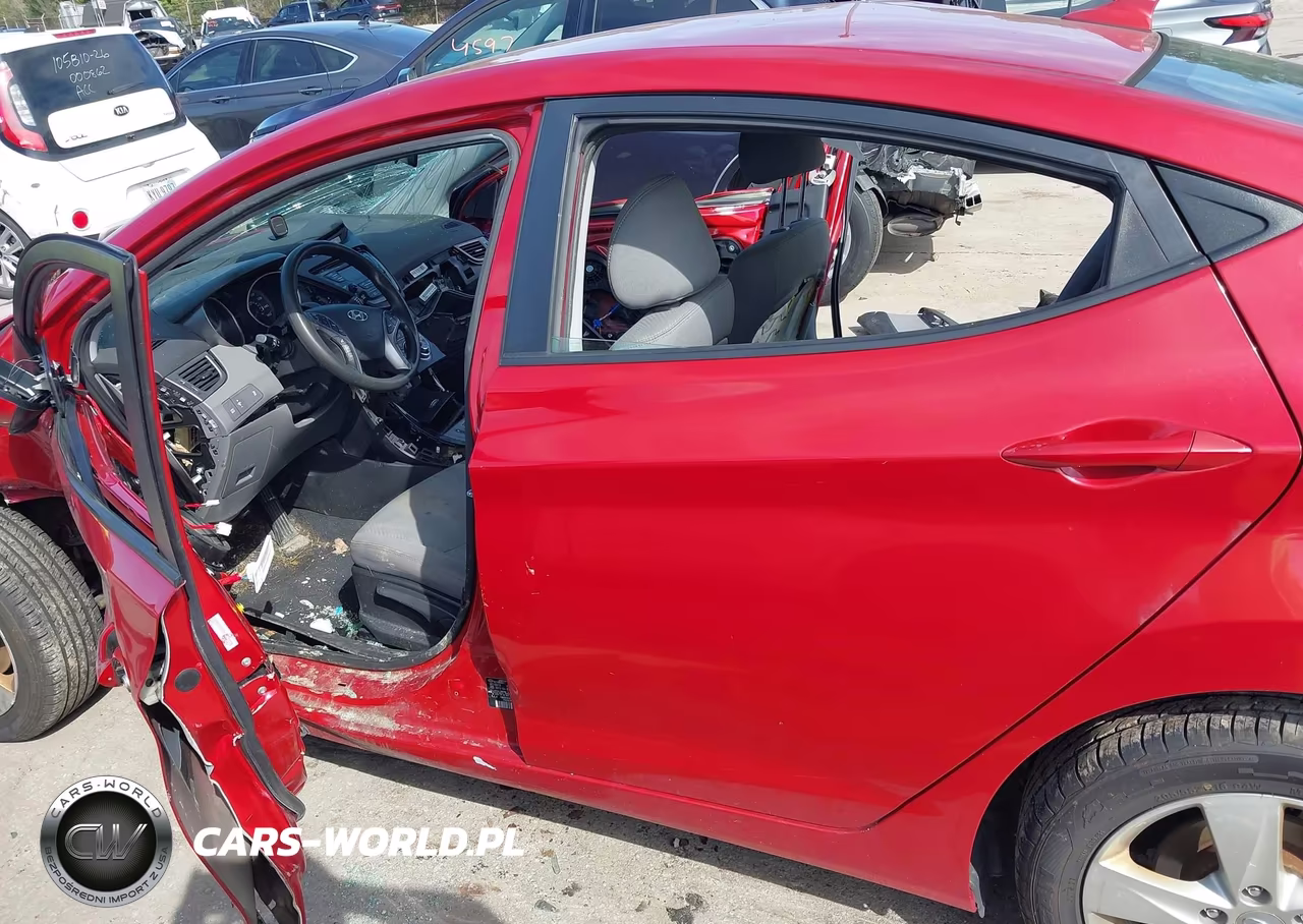 2013 Hyundai Elantra Gls VIN:KMHDH4AEXDU016793 - 15