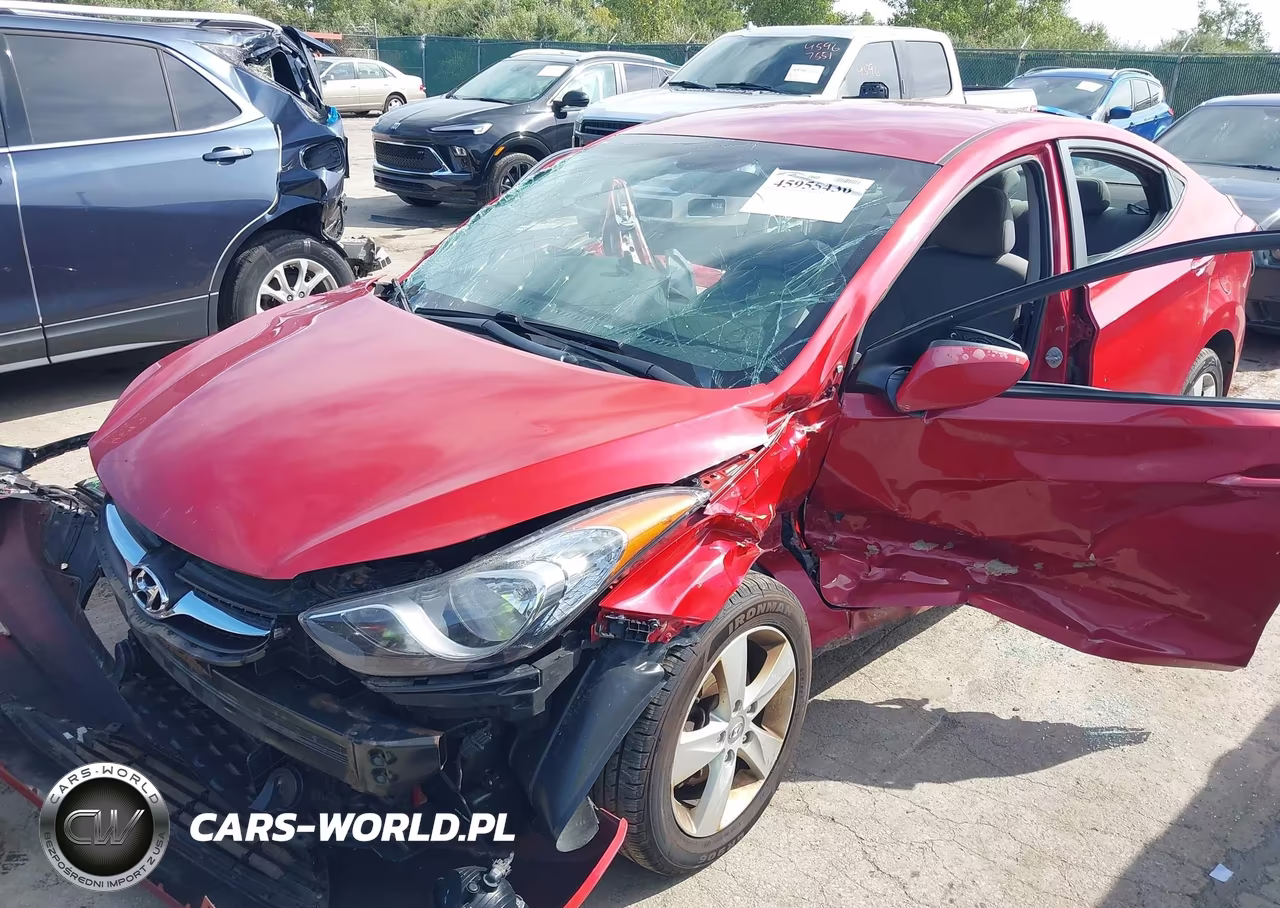 2013 Hyundai Elantra Gls VIN:KMHDH4AEXDU016793 - 2