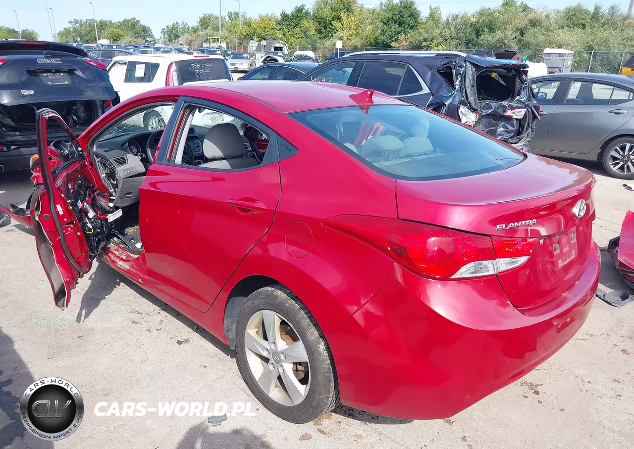 2013 Hyundai Elantra Gls VIN:KMHDH4AEXDU016793 - 3