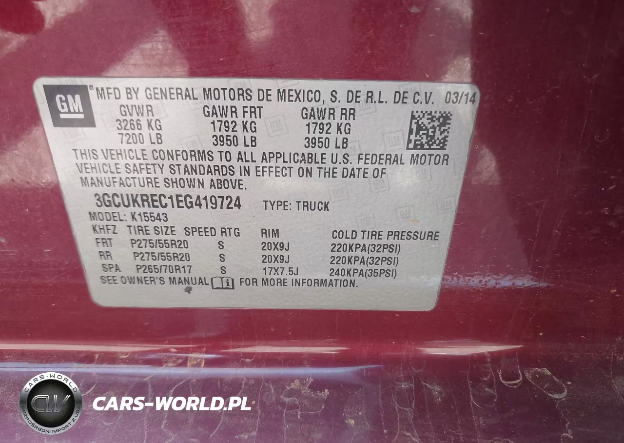 2014 Chevrolet Silverado 1500 Lt VIN:3GCUKREC1EG419724 - 9