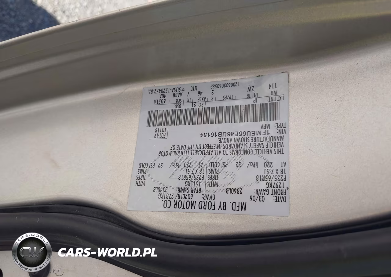 2006 Ford Explorer Limited VIN:1FMEU65E46UB16154 - 9