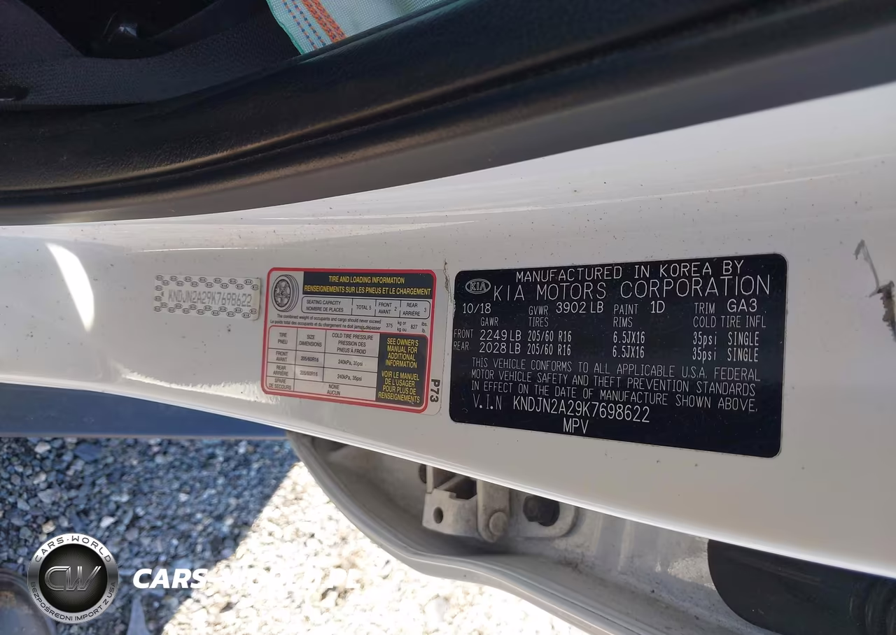 2019 Kia Soul VIN:KNDJN2A29K7698622 - 9