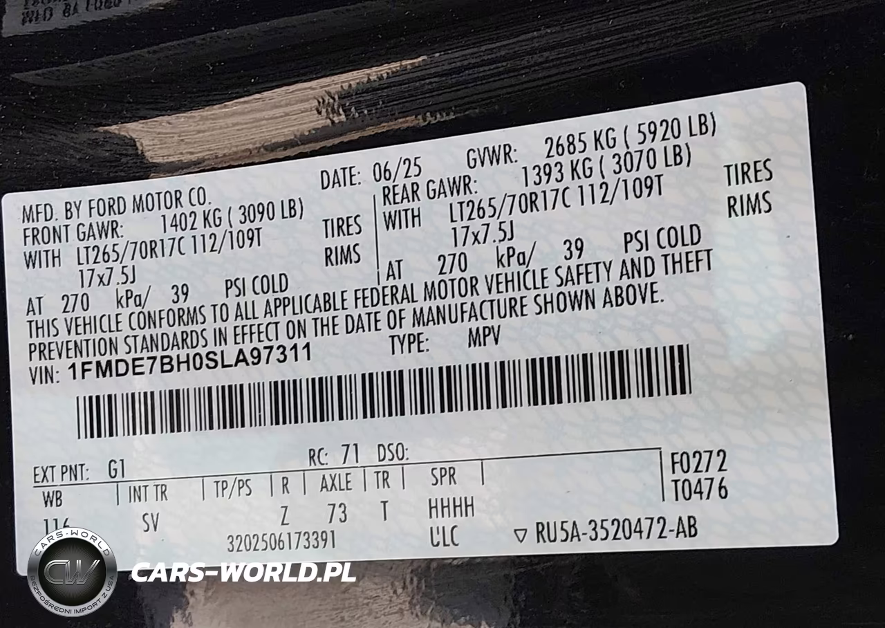 2025 Ford Bronco Big Bend VIN:1FMDE7BH0SLA97311 - 9