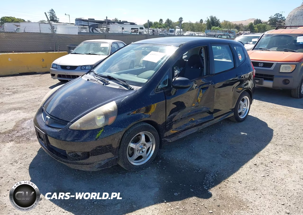 2007 Honda Fit Sport VIN:JHMGD38667S026838 - 2