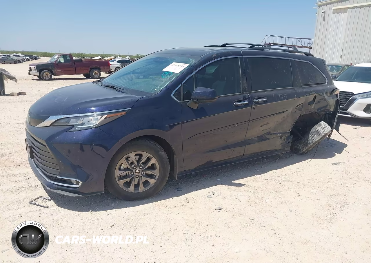 2022 Toyota Sienna Xle VIN:5TDYRKEC2NS107482 - 2