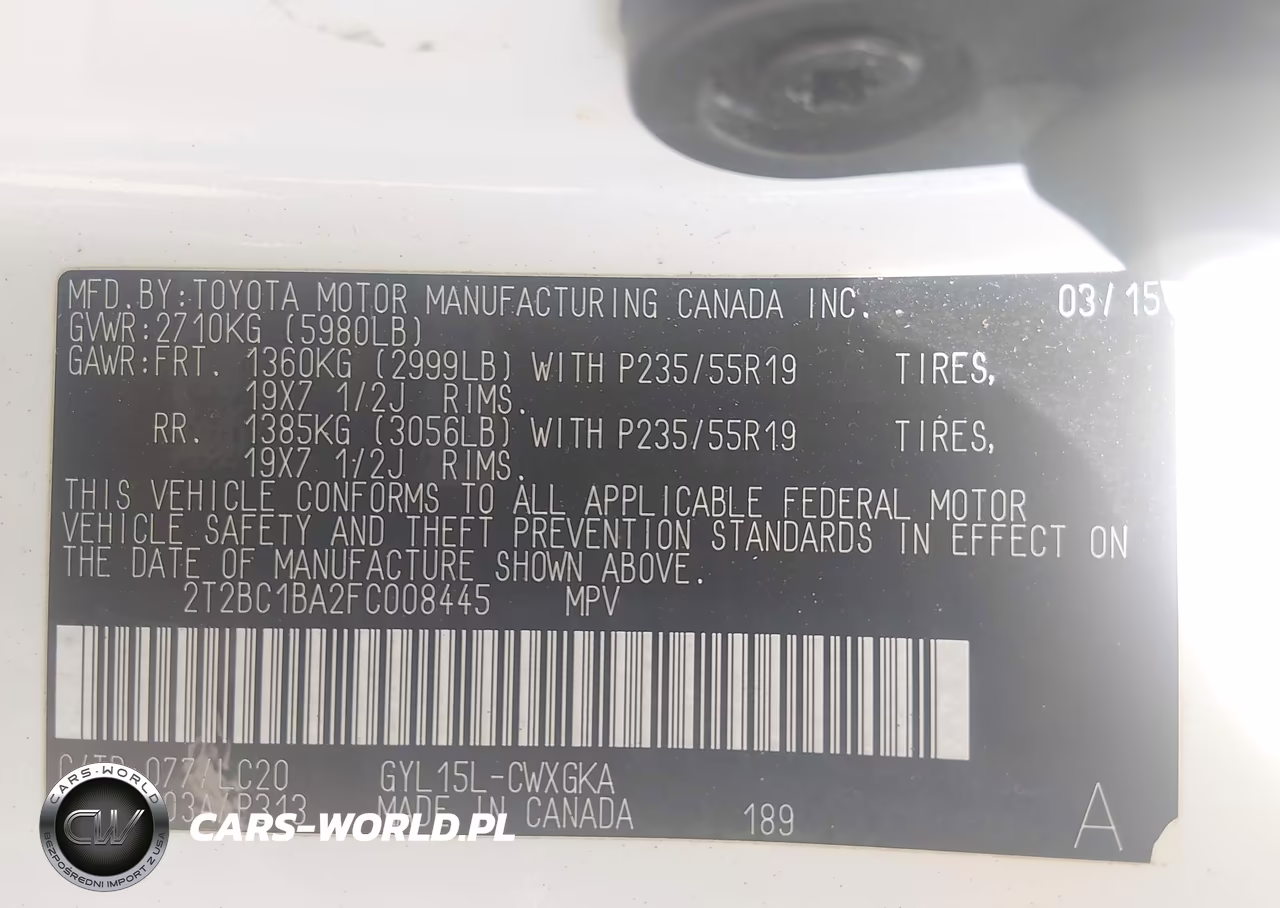 2015 Lexus Rx 450H VIN:2T2BC1BA2FC008445 - 9