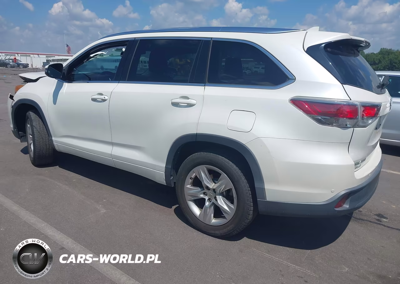 2015 Toyota Highlander Limited V6 VIN:5TDYKRFHXFS117217 - 3