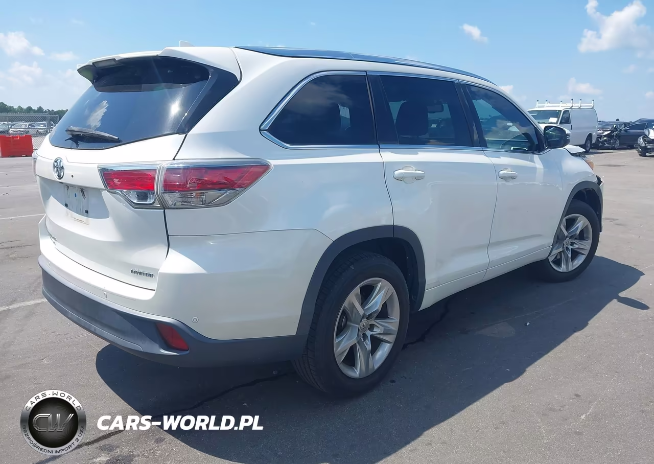 2015 Toyota Highlander Limited V6 VIN:5TDYKRFHXFS117217 - 4
