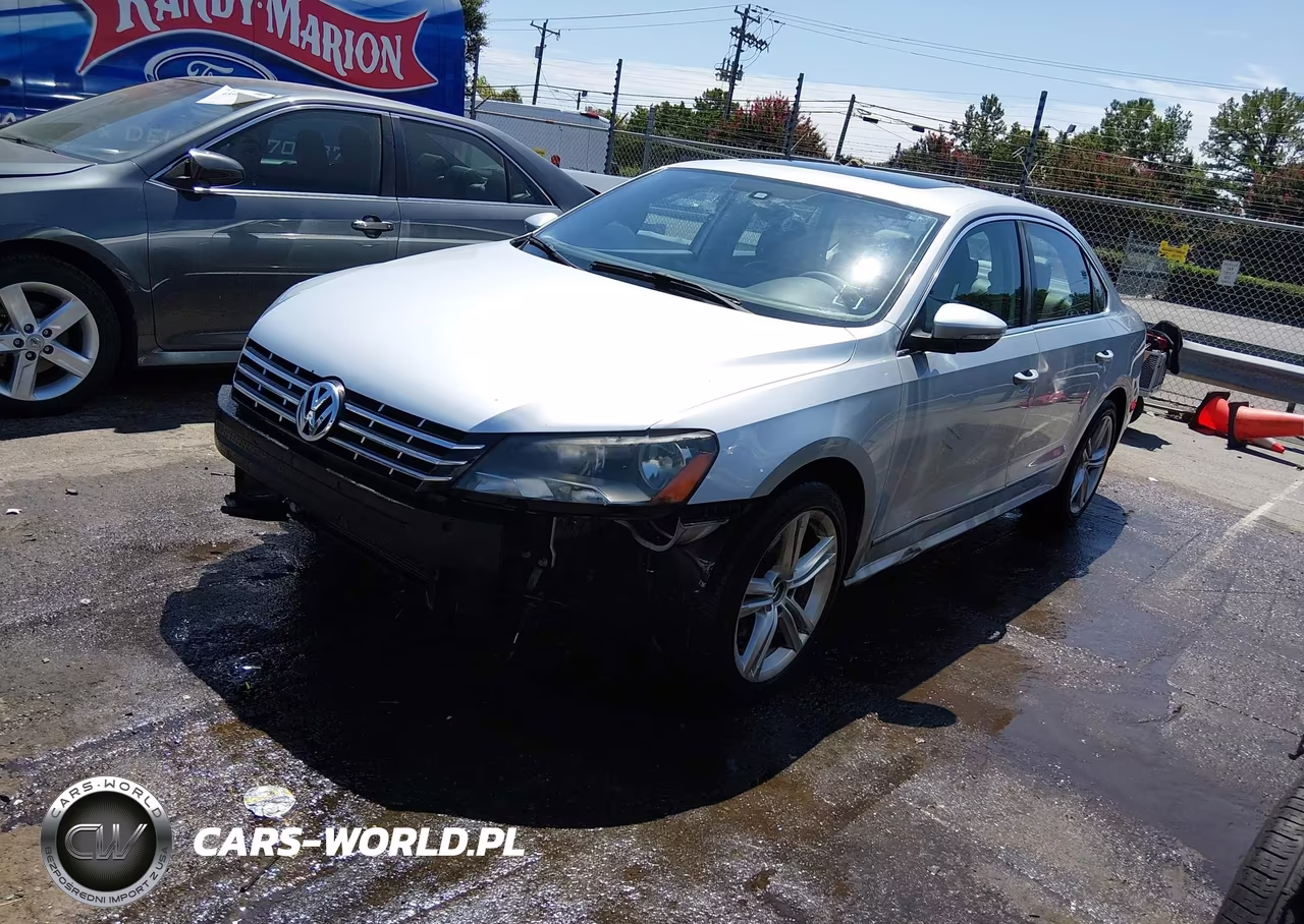 2012 Volkswagen Passat 3.6L V6 Sel Premium VIN:1VWCM7A31CC025735 - 2