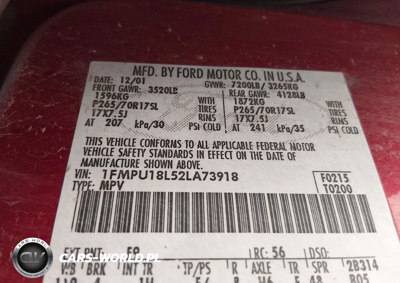 2002 Ford Expedition Eddie Bauer VIN:1FMPU18L52LA73918 - 9