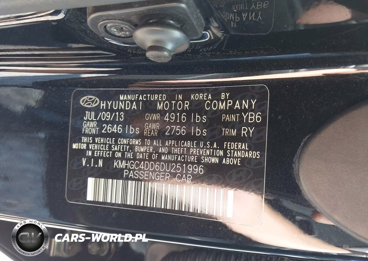 2013 Hyundai Genesis 3.8 VIN:KMHGC4DD6DU251996 - 9