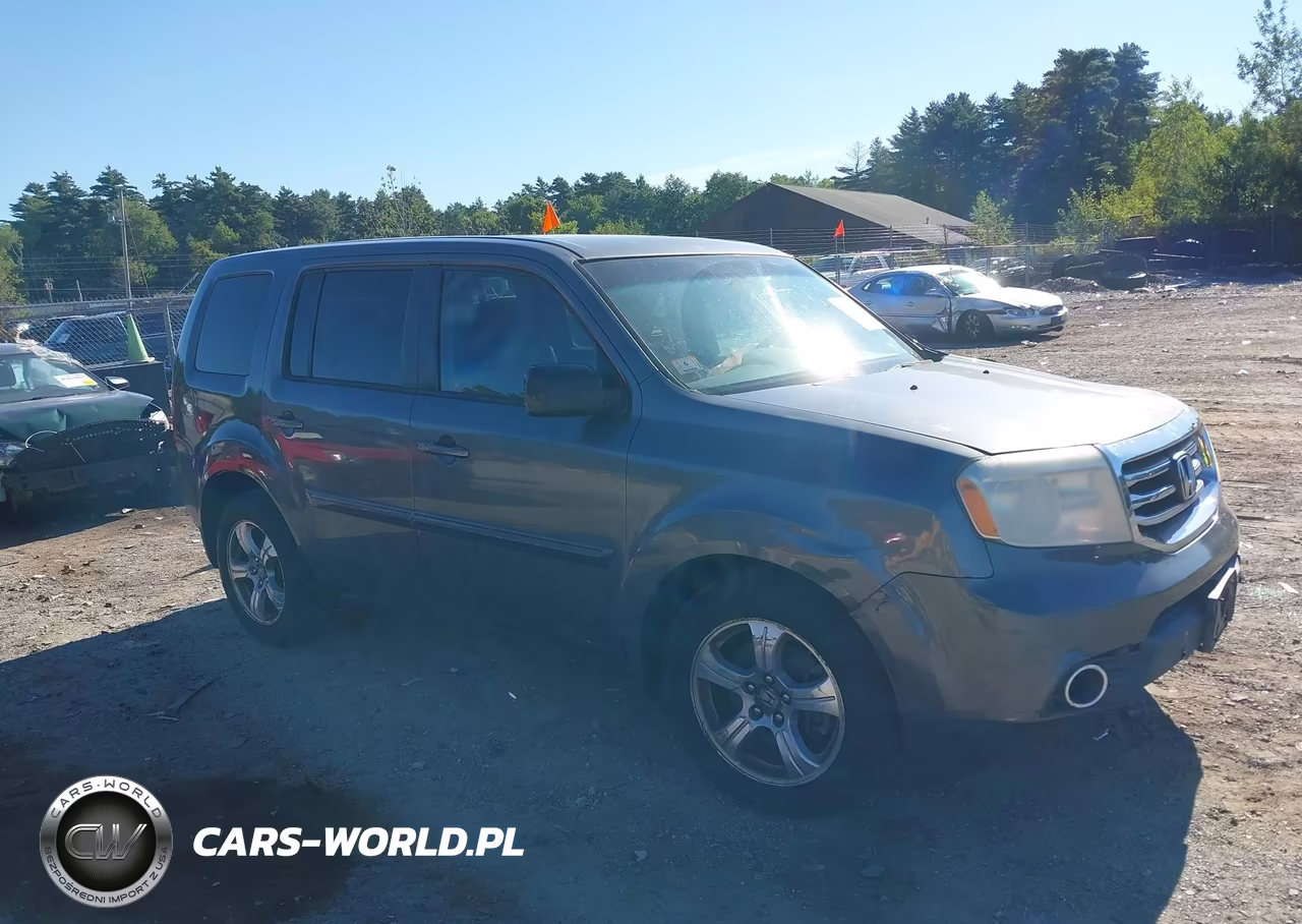 2012 Honda Pilot Ex-L VIN:5FNYF4H53CB031077 - 1