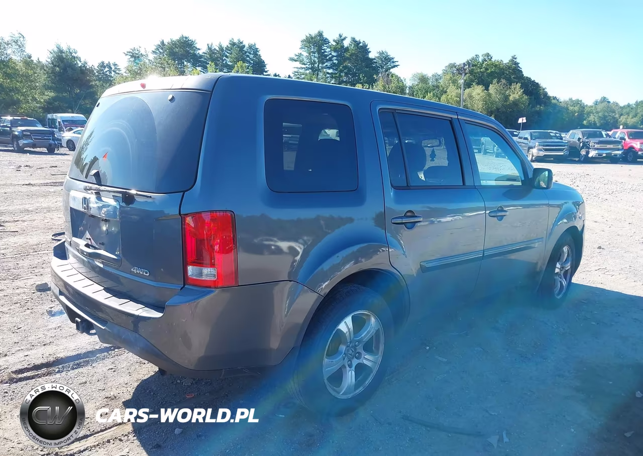 2012 Honda Pilot Ex-L VIN:5FNYF4H53CB031077 - 4