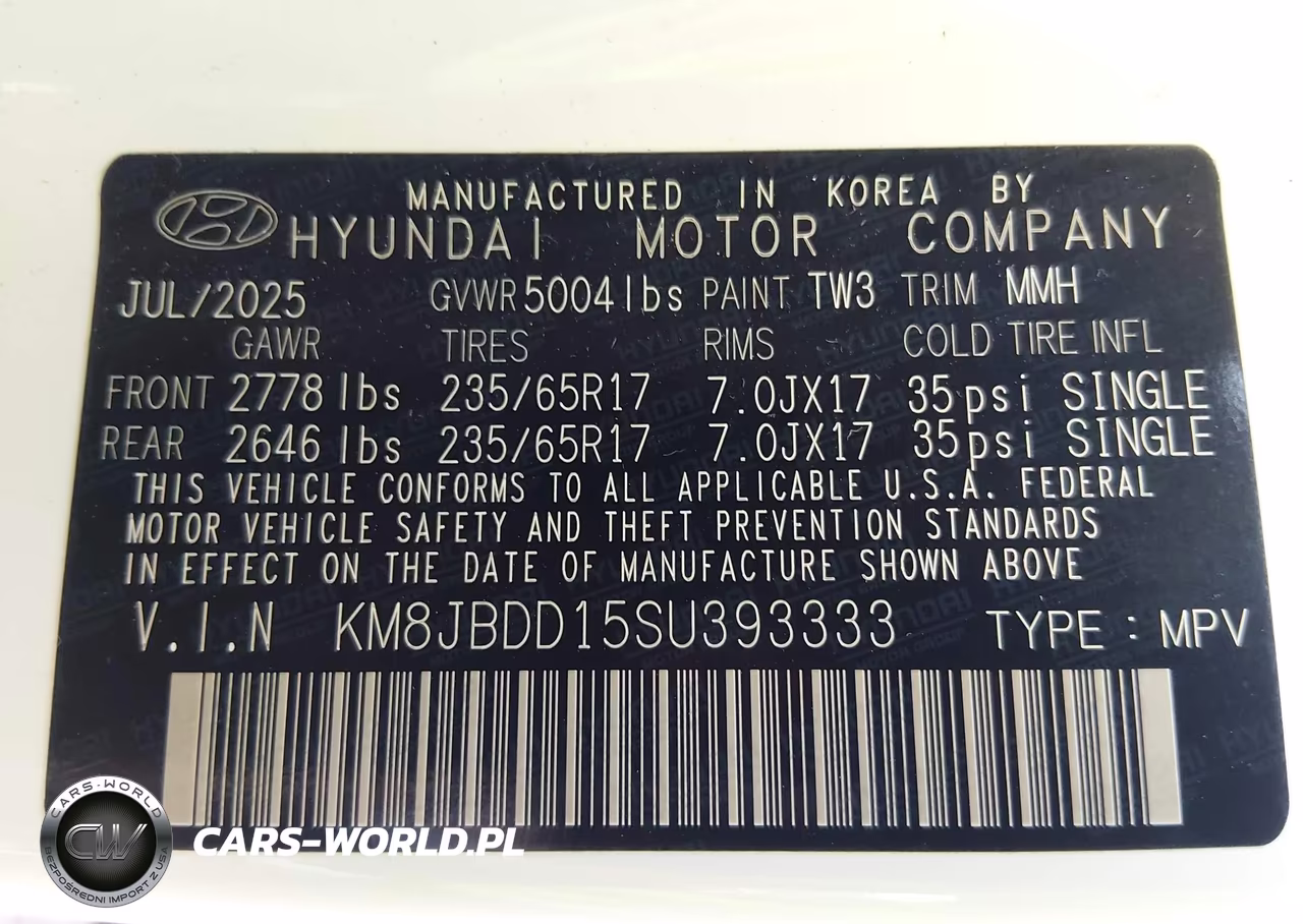 2025 Hyundai Tucson Hybrid Blue VIN:KM8JBDD15SU393333 - 9