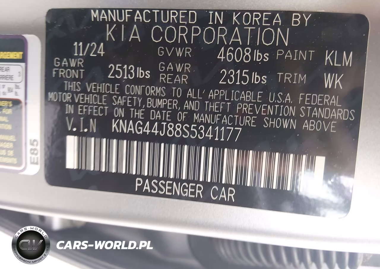 2025 Kia K5 Gt VIN:KNAG44J88S5341177 - 9