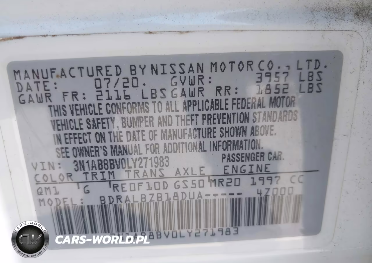 2020 Nissan Sentra S Xtronic Cvt VIN:3N1AB8BV0LY271983 - 9