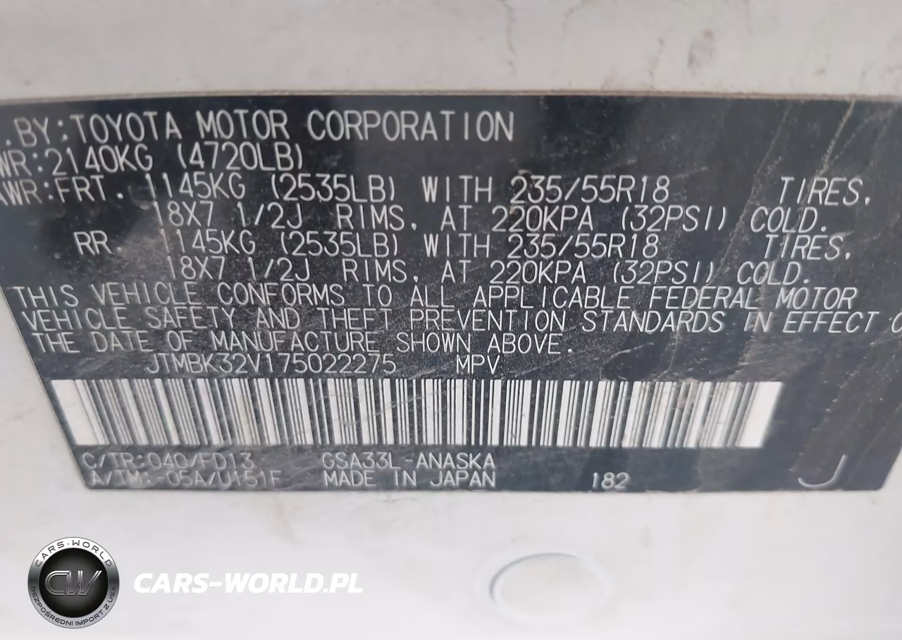 2007 Toyota Rav4 Sport VIN:JTMBK32V175022275 - 9