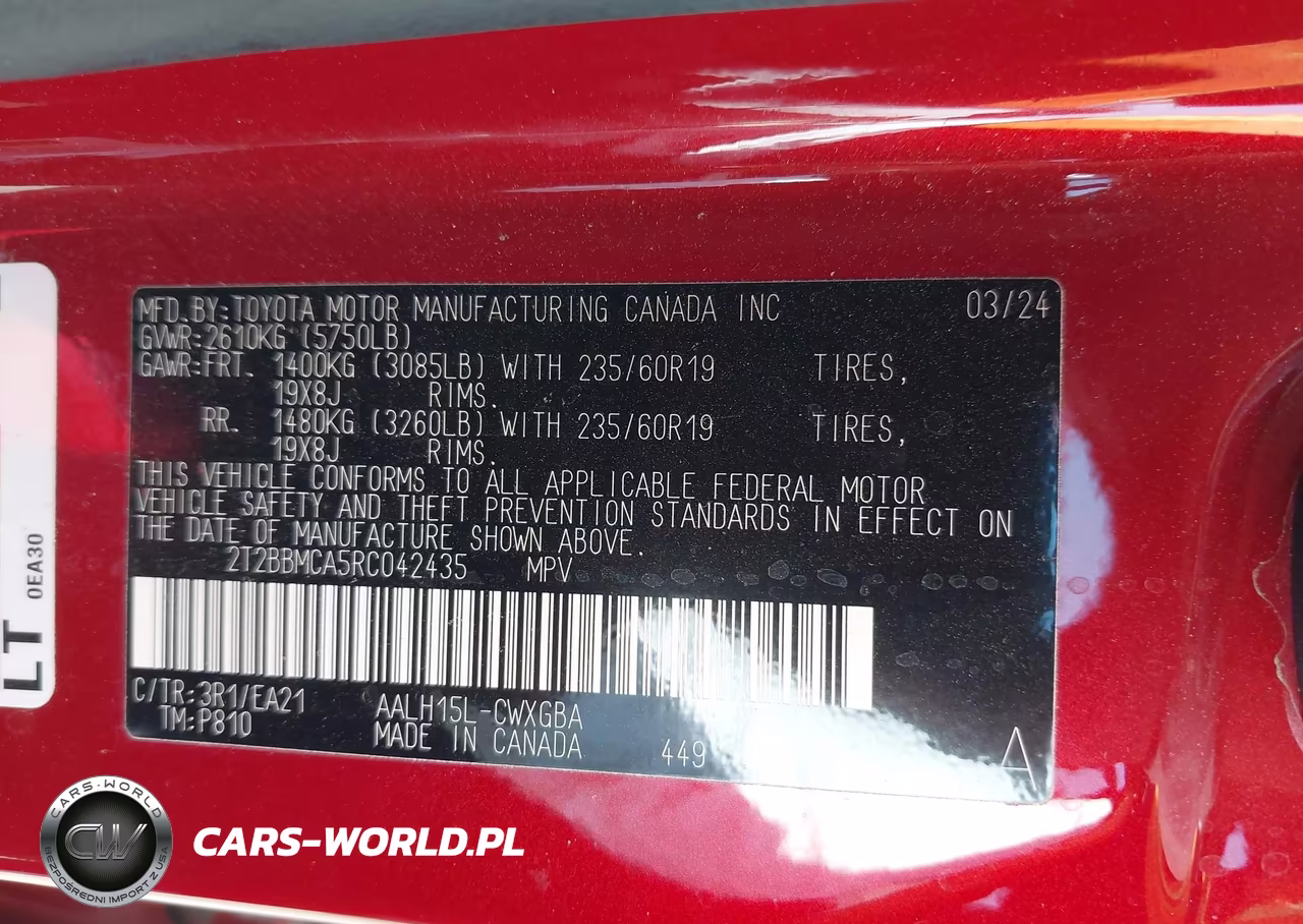 2024 Lexus Rx 350H Premium VIN:2T2BBMCA5RC042435 - 9