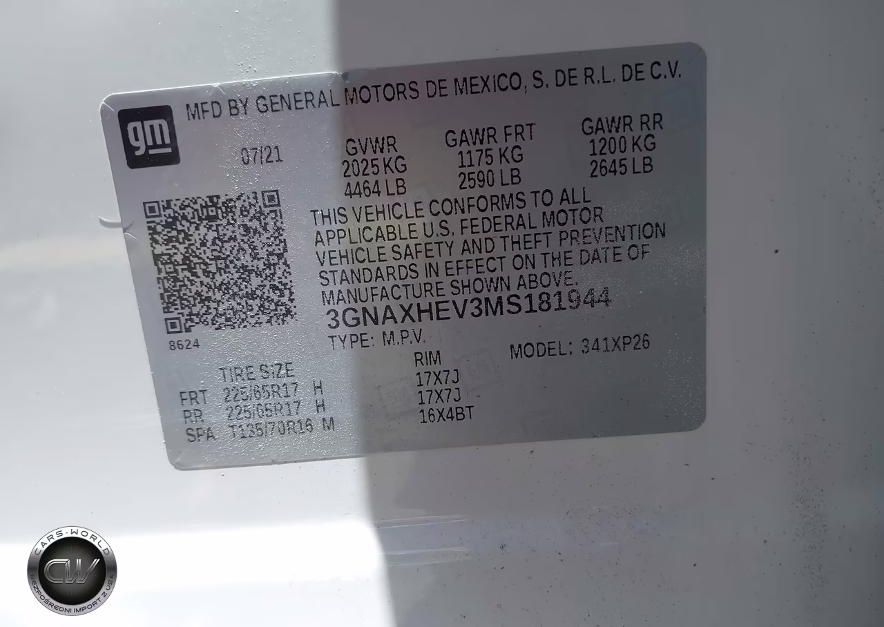 2021 Chevrolet Equinox Fwd Ls VIN:3GNAXHEV3MS181944 - 9