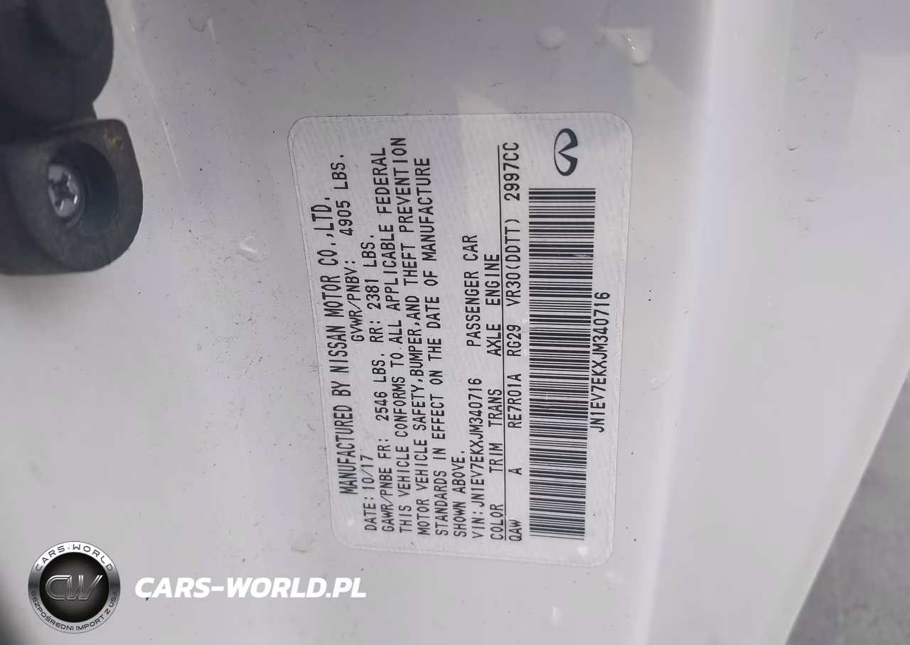 2018 Infiniti Q60 3.0T Sport VIN:JN1EV7EKXJM340716 - 9