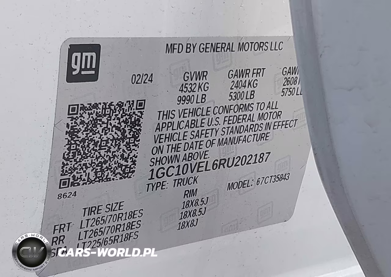 2024 Chevrolet Silverado Ev Work Truck VIN:1GC10VEL6RU202187 - 9