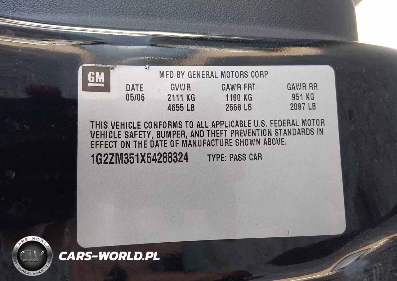 2006 Pontiac G6 Gtp VIN:1G2ZM351X64288324 - 9