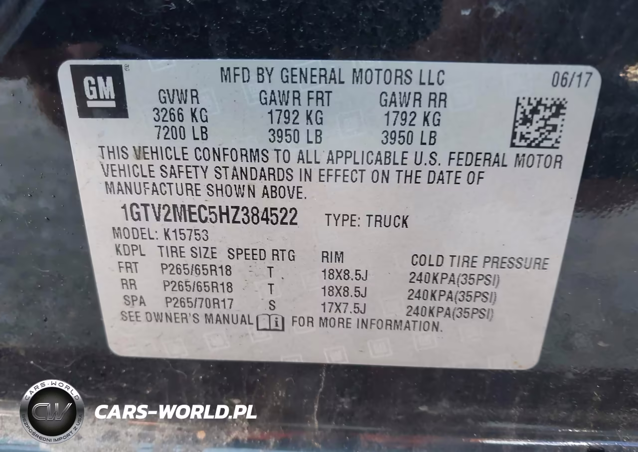 2017 GMC Sierra 1500 Sle VIN:1GTV2MEC5HZ384522 - 9