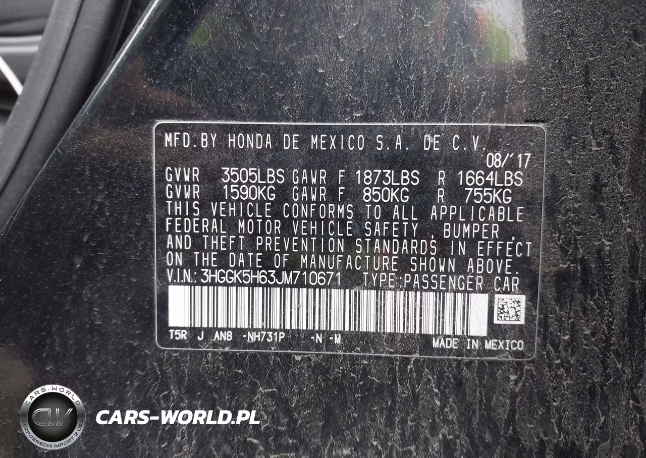 2018 Honda Fit Sport VIN:3HGGK5H63JM710671 - 9