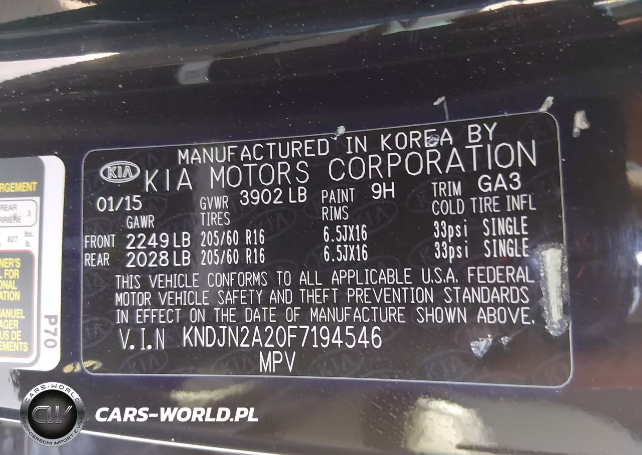 2015 Kia Soul VIN:KNDJN2A20F7194546 - 9