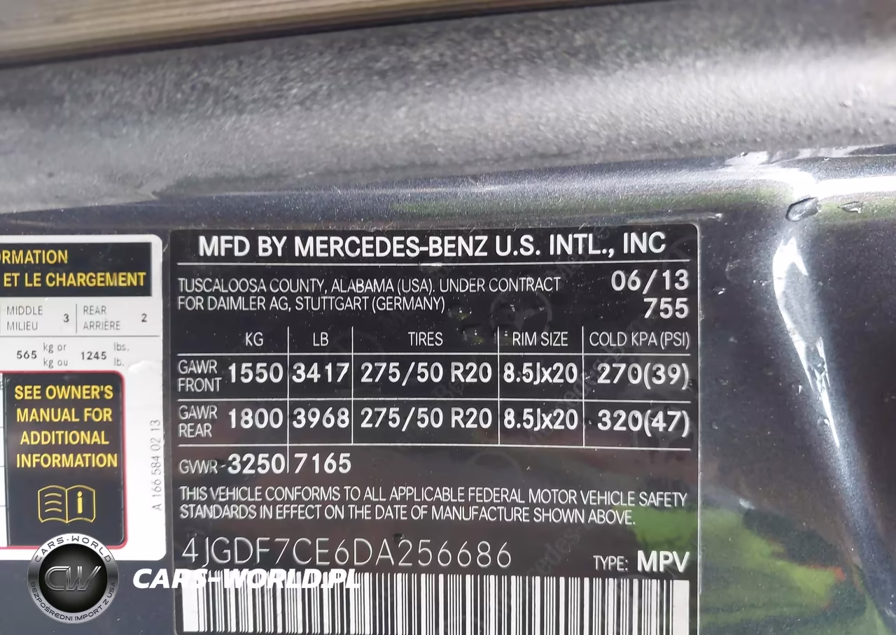 2013 Mercedes-Benz Gl 450 4Matic VIN:4JGDF7CE6DA256686 - 9