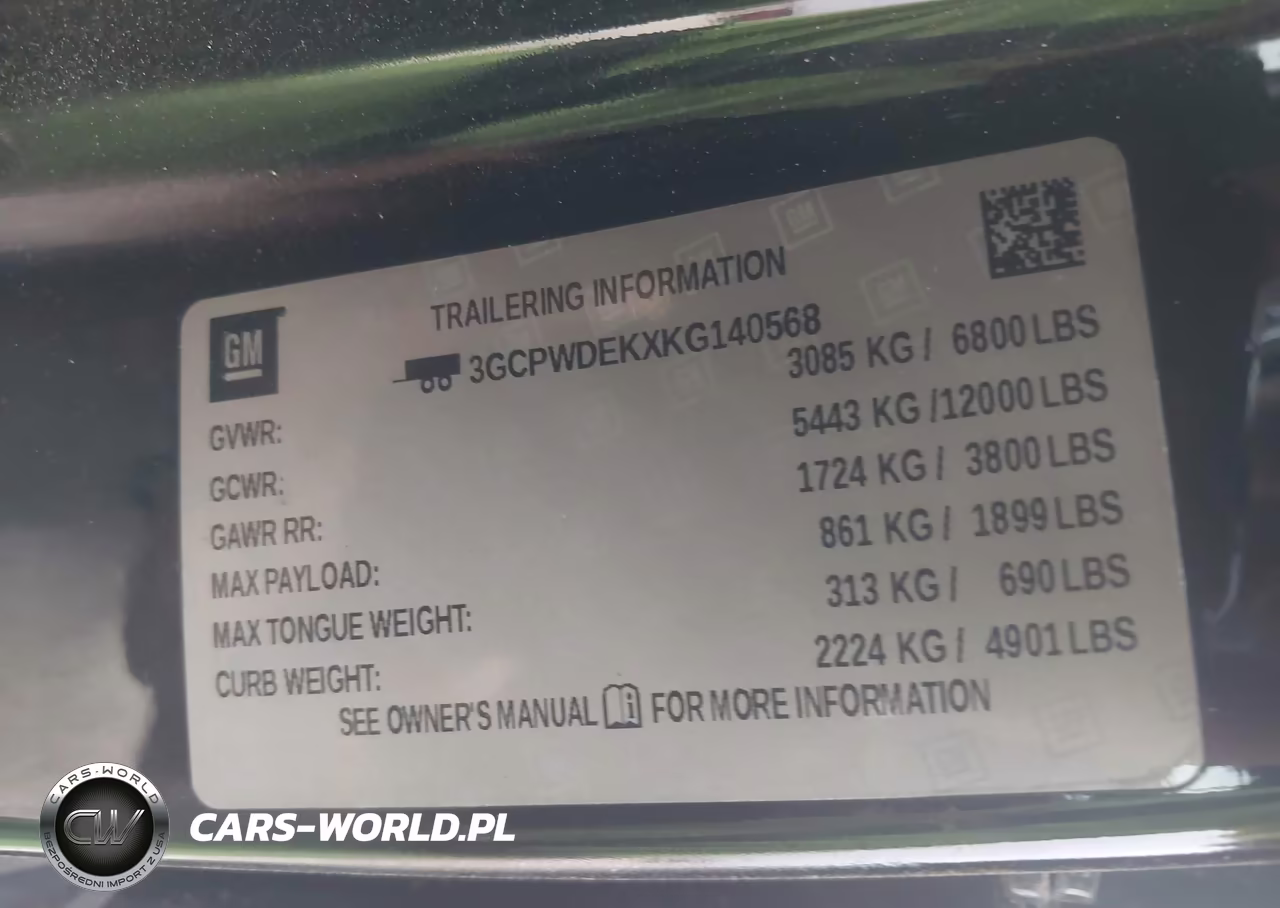 2019 Chevrolet Silverado 1500 Rst VIN:3GCPWDEKXKG140568 - 9