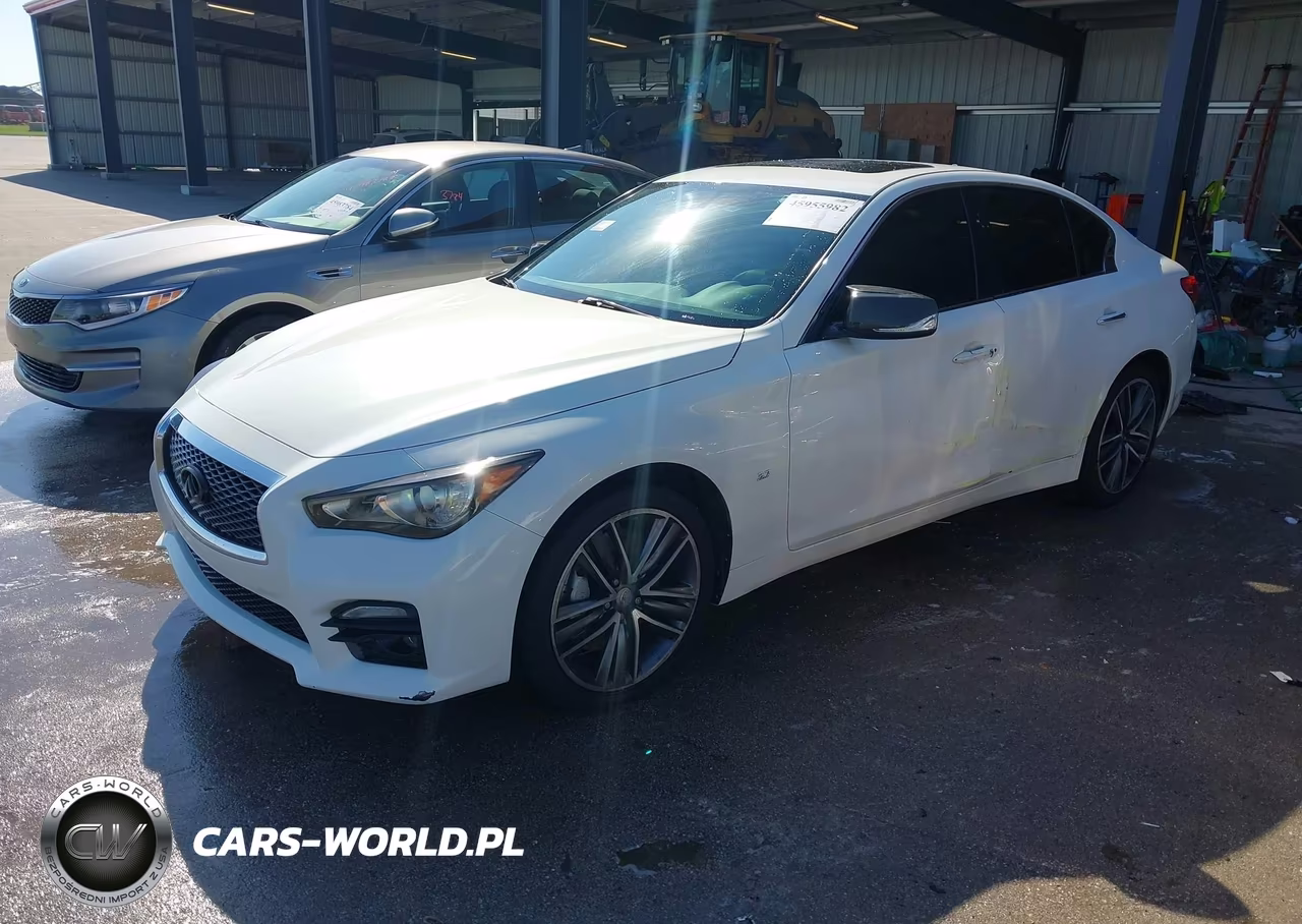 2015 Infiniti Q50 Sport VIN:JN1BV7AR6FM399808 - 2