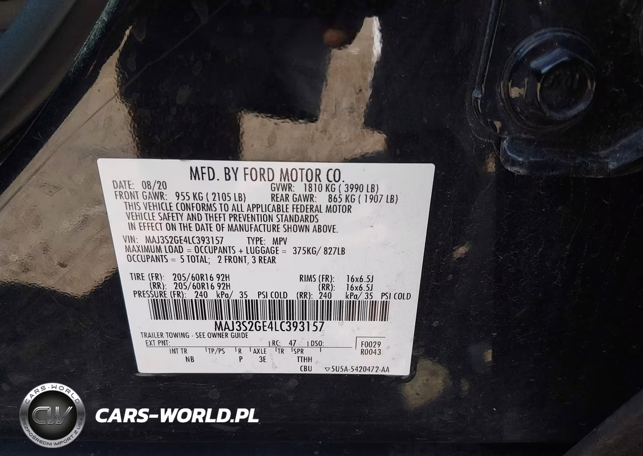 2020 Ford Ecosport Se VIN:MAJ3S2GE4LC393157 - 9