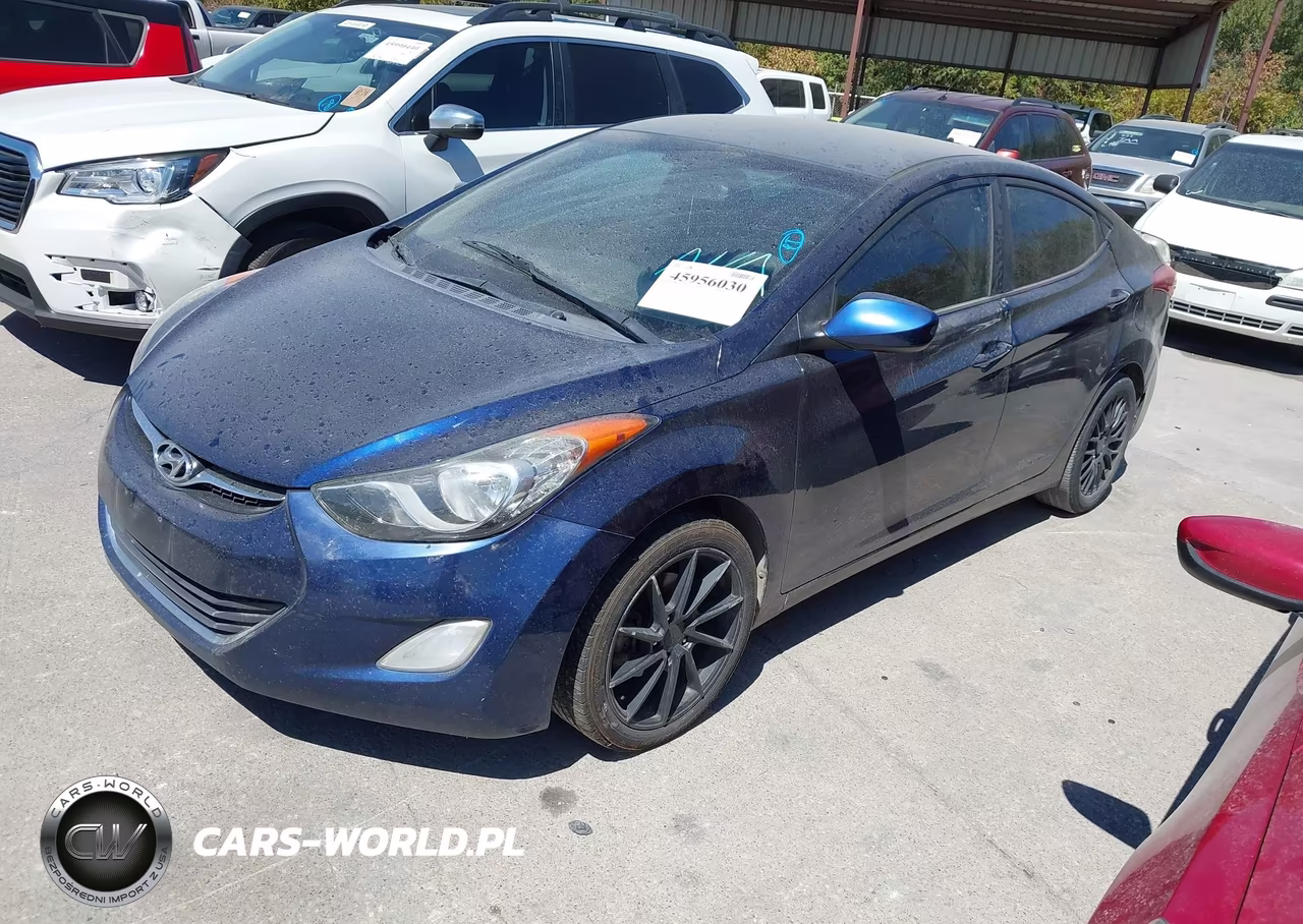 2013 Hyundai Elantra Gls VIN:KMHDH4AE6DU492054 - 2