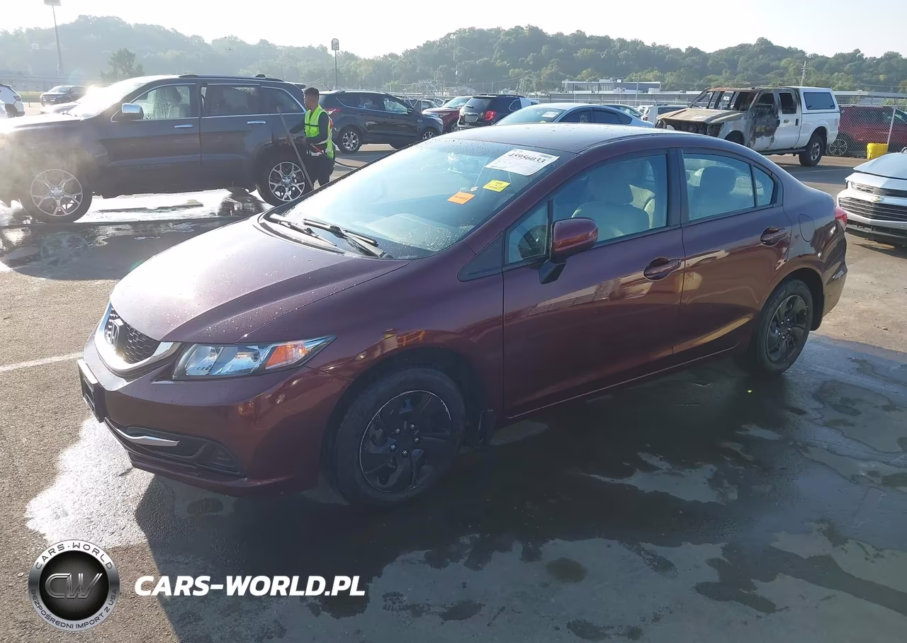 2014 Honda Civic Lx VIN:19XFB2F58EE063333 - 2
