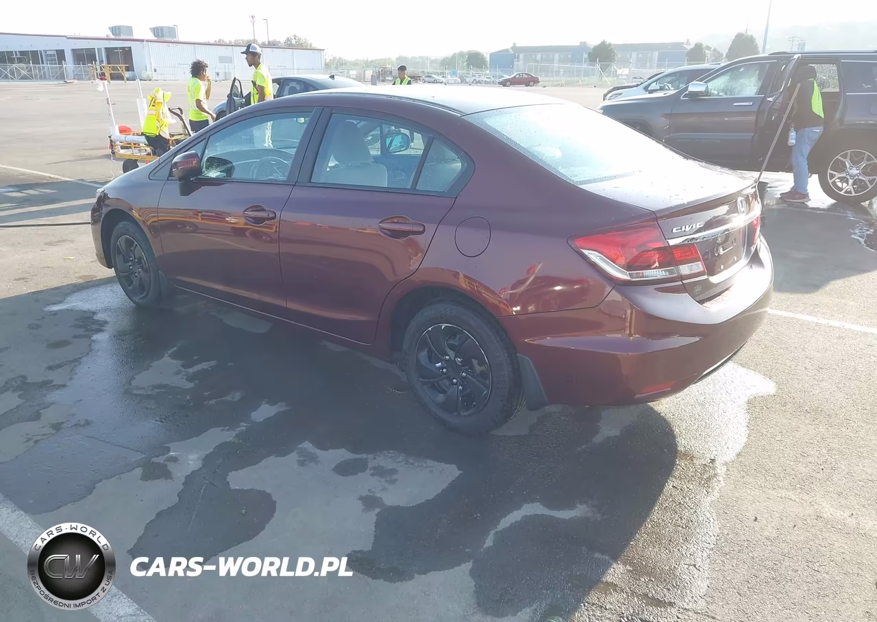 2014 Honda Civic Lx VIN:19XFB2F58EE063333 - 3